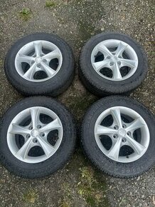 5x112 r15 elektróny VW + zimne pneu 195/65 r15 Semperit - 1