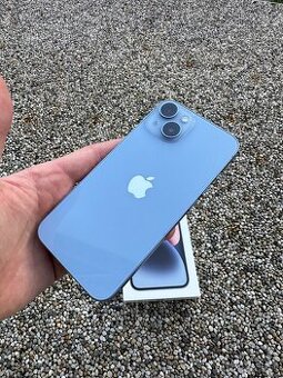 iPhone 14 - baterie 100% blue