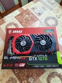 Predám MSI Geforce GTX 1070 Gaming x  8gb