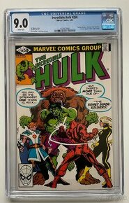 Komiks Incredible Hulk #258, Marvel Comics 1981, CGC 9.0