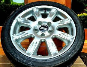 alu R17 5x114,3 zn. BBS, pneu 215/45, Toyota + Lexus