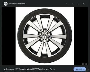 VW Beetle Tornado 19 palcove disky