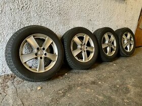 ❇️ 5x112 R16 ALU DISKY 215/60 ZIMNÉ PNEU VW,ŠKODA,AUDI,SEAT