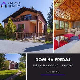 Veľkorysý dvojgeneračný dom – Prešov, Nižná Šebastová