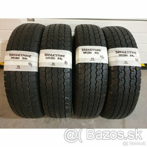 215/80 R16 BRIDGESTONE letné pneumatiky - 1