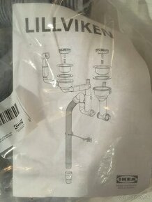 Lillviken sifón na dvojdrez Ikea