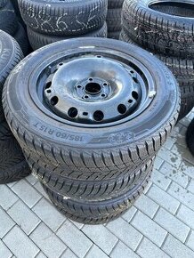 Sada pneumatiky + disky na Skoda Fabia 3 zimne 185/60 R15 T