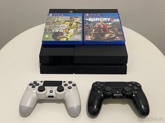 PlayStation 4 500GB + FIFA 17 + FAR CRY 4 + DualShock 4