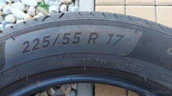 Predám zánovné letné pneu Michelin primacy 225/55 r17 - 1