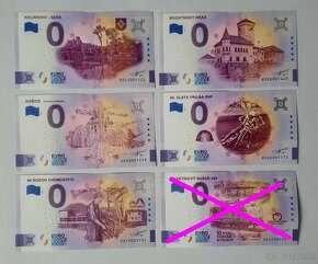 0€ / 0 euro suvenírová bankovka