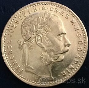 8 Zlatník/20 Frank 1883 KB FJI - 1