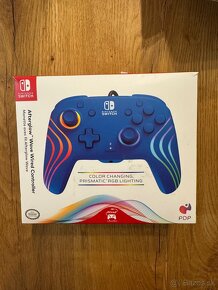 Ovládač Nintendo PDP SWITCH Pad wireless AFTERGLOW WAVE Blue