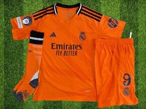 dres REAL MADRID CF Mbappé 24/25 orange 115-125cm