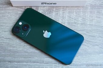 iPhone 13 mini green 100% stav