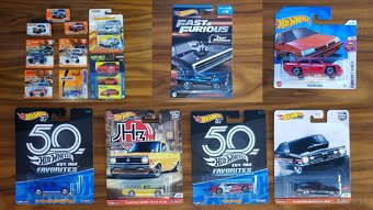 Set modelov Hot Wheels a MATCHBOX (15ks)