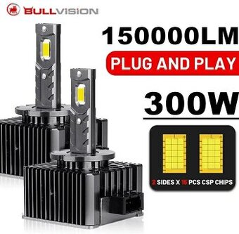 LED-D1S D2S D3S D3R najsilnejšie na trhu 150000LM - 1