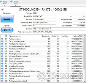 Externí harddisk 1 TB