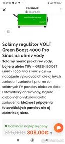 Solárny menič 4kw na ohrev vody napojenie spotrebičov