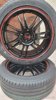 DOTZ-Shift pinstripe Red 4x98 R17 ET 35