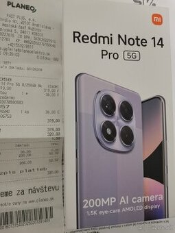 Xiaomi Redmi Note 14 Pro 5G predĺž.zaruka