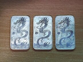 Rectangular Dragon 2018 − Investičné striebro Austrália