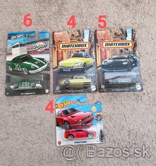 Autíčka Hotwheels matchbox mix nové