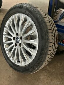 Letné pneumatiky na diskoch originál Ford 215/50 R 17 - 1