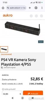 PS4 kamera