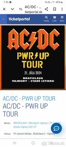 Koncert AC/DC 21.7.2024 Bratislava