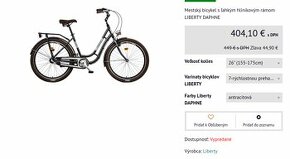 Mestský bicykel Liberty Daphne