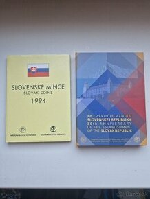 Sady oběžných mincí SR 1994, 2001 a 2023