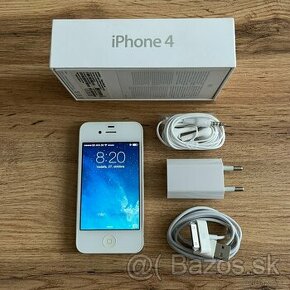 Predám Apple iPhone 4 White 8GB