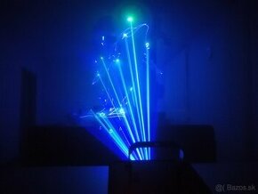 Animačný RGB laser 1W, na diaľkové ovládanie, dmx