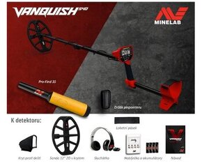 Minelab Vanquish 540 detektor kovov