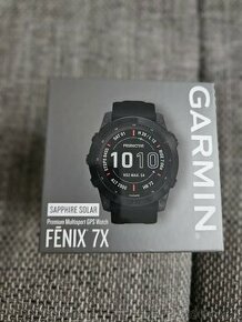 Predám hodinky fenix 7X Sapphire Solar, Carbon Gray DLC Tita