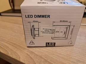 LED Dimmer / LED Stmievač čierna farba