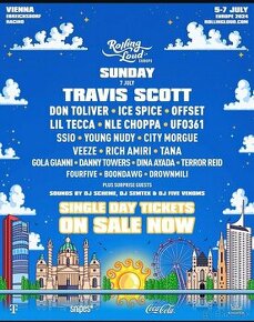 Predam jednodňovú vstupenku na Rolling loud ( TRAVIS SCOTT) - 1