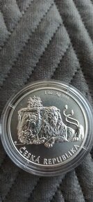 Český lev 2017 1oz striebro