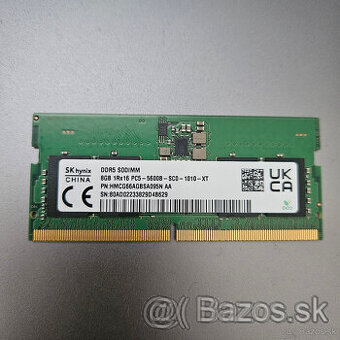 Pamat RAM do notebooku DDR5 SODIMM 8GB 5600 MHz