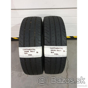 Dodávkové letné pneu 215/75 R16C CONTINENTAL DOT1619