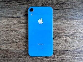 iphone xr - modrý - top stav