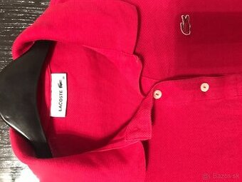 LACOSTE originál Red damske polotricko S/M - 1