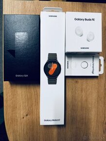 Samsung galaxy S24, Watch7, Buds FE, SmartTag2