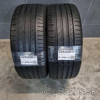 Letné pneumatiky 225/45 R17 CONTINENTAL DOT0217