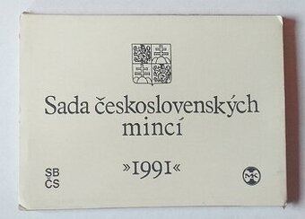 ČSSR sada mincí 1991