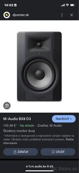 M Audio BX8 D3 Monitor Reprak