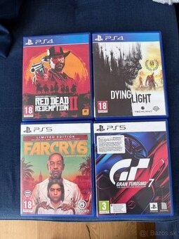 dying light ps4 red dead redemption 2 ps4 gran turismo 7 ps5