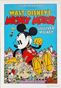 Walt Disney / Circle Fine Art - Gulliver Mickey (nerámované)