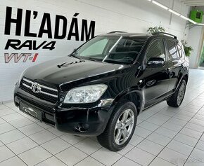 HĽADÁM / KÚPIM TOYOTA RAV4 VVT-i 2.0 benzín ČIERNA MANUÁL