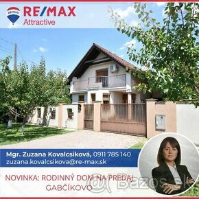 NA PREDAJ: RODINNÝ DOM, GABČÍKOVO - 1